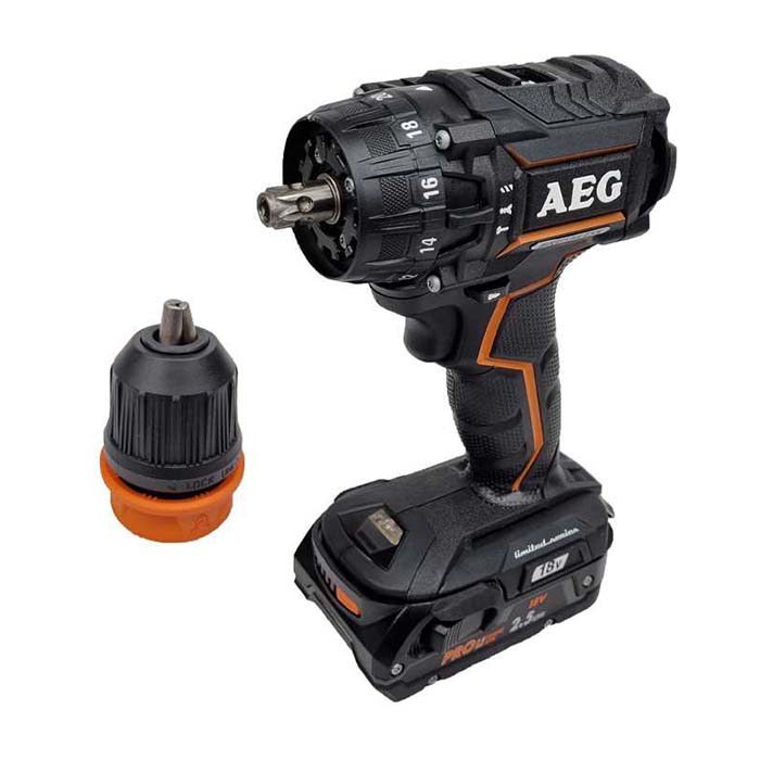 دریل چکشی شارژی 2 سرعته 18 ولت BSB18CBL LE LI-252X آاگ AEG - تصویر 3