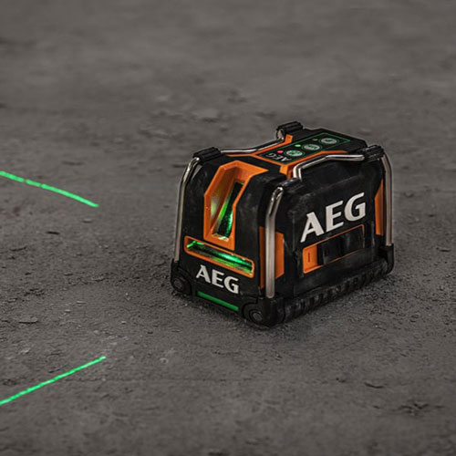 تراز لیزری 30 متری لیزر سبز آاگ AEG سه محور مدل CLG330-K - تصویر 2