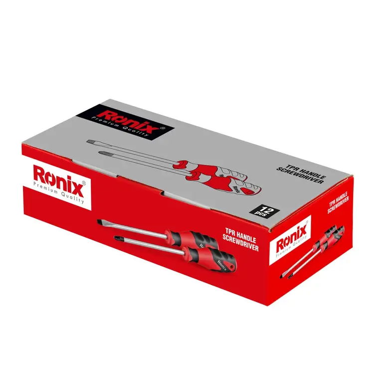 پیچ گوشتی تکی دسته TPR چهارسو 125×5 رونیکس RH-2856 - تصویر 2