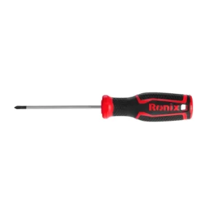 پیچ گوشتی تکی دسته TPR دو رنگ 75×3 چهارسو RH-2840 رونیکس