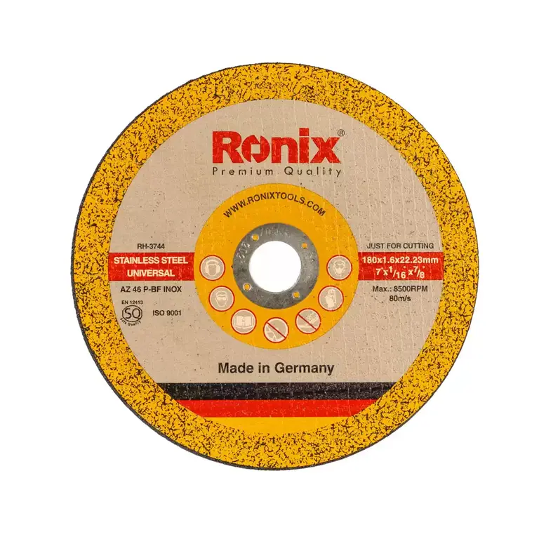 سنگ برش استیل بزرگ 22×1/6×180 آلمانی RH-3744 رونیکس