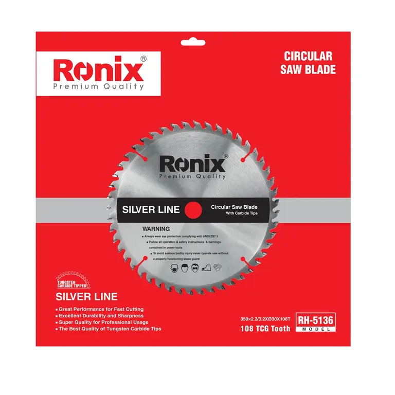 اره الماسه SILVER LINE MDF 350×108 رونیکس RH-5136 - تصویر 3