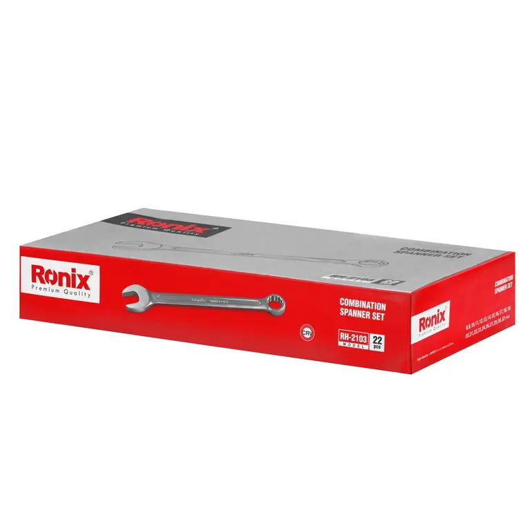 مجموعه 22 عددی آچار یکسر تخت یکسر رینگ رونیکس مدل RH-2103 - Image 6