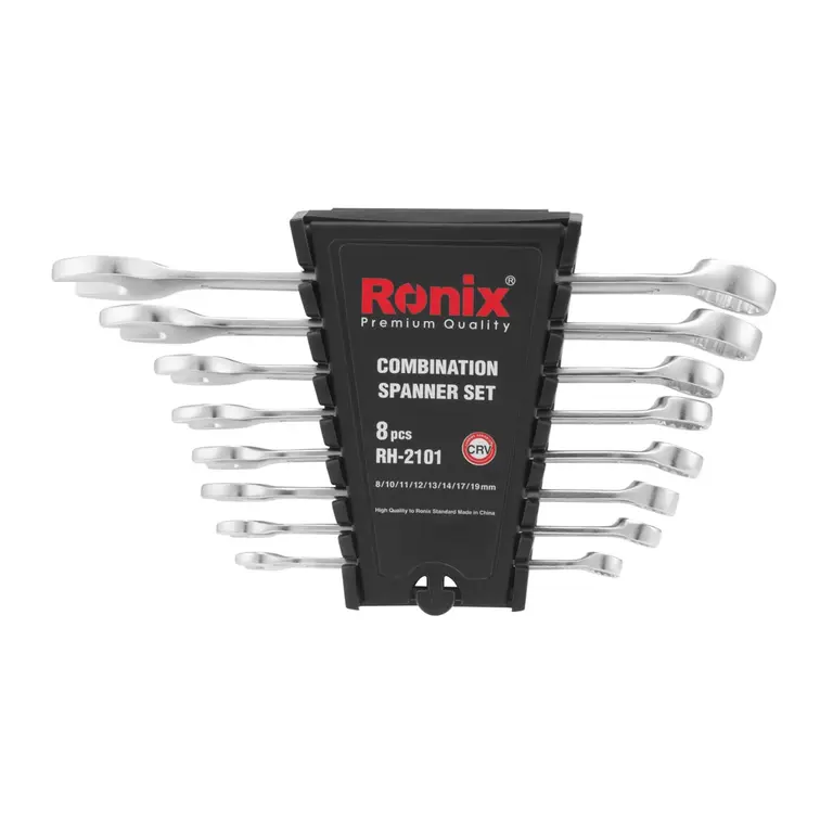 مجموعه 8 عددی آچار یکسر تخت یکسر رینگ رونیکس مدل RH-2101 - تصویر 2